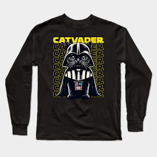 Cat Vader | Anti-Hero | Villain | Pop Culture | Sci-Fi Long Sleeve T-Shirt